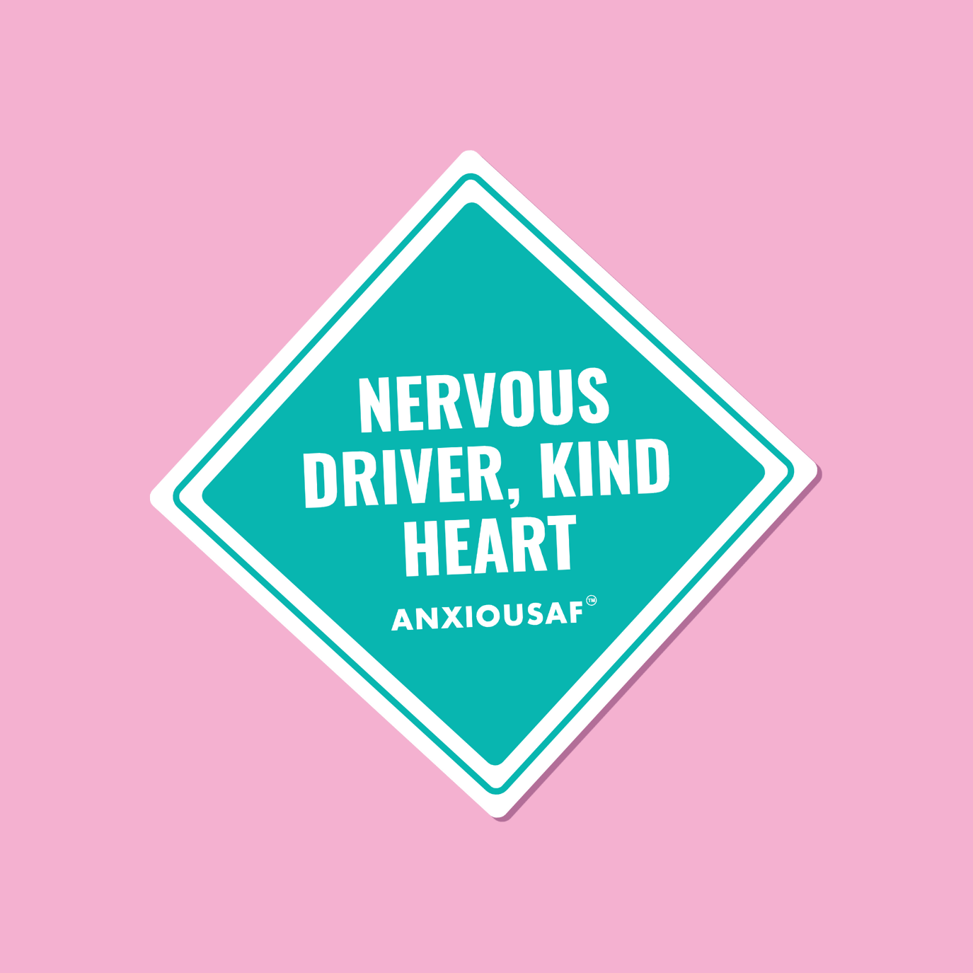 Nervous Driver, Kind Heart Sticker