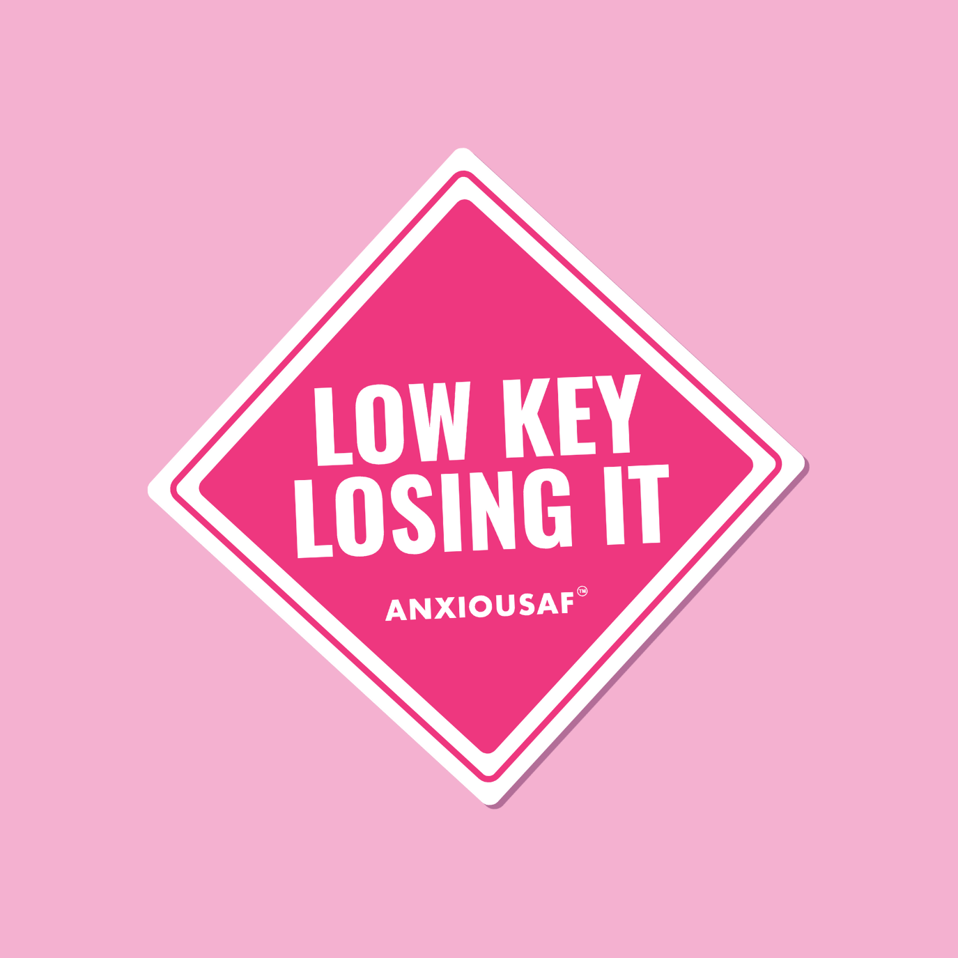 Low Key Losing It Sticker