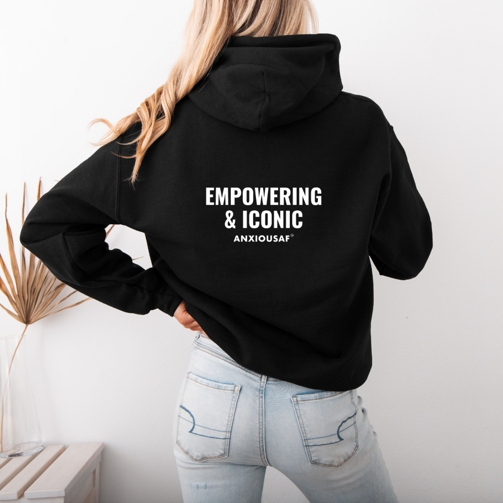 Empowering White Hoodie